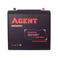 Акумулятор глибокого розряду AGENT LiFePO4 24V 12Ah