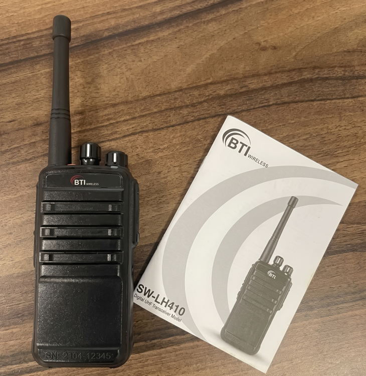 BTI SW-LH410 VHF — Рація цифро-аналогова 136-174 МГц 5 Вт 512 каналів