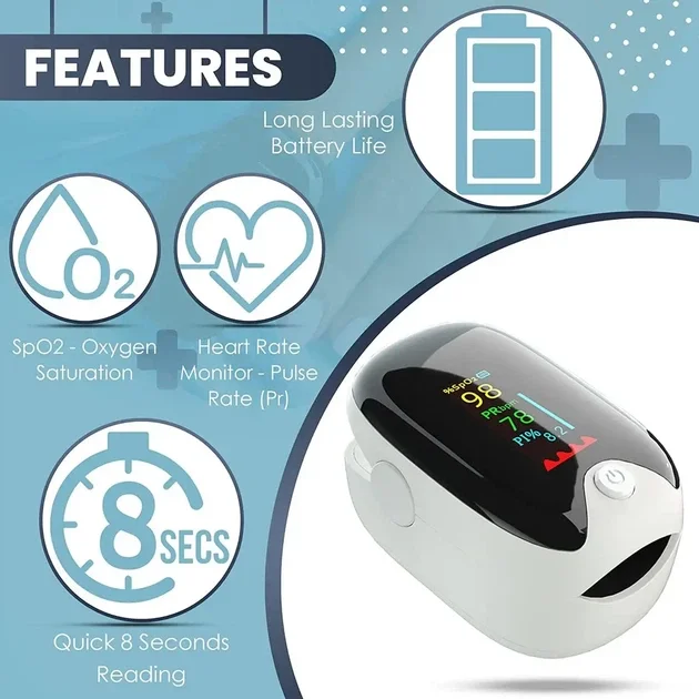 Цифровий пульсоксиметр, монітор кисню в крові