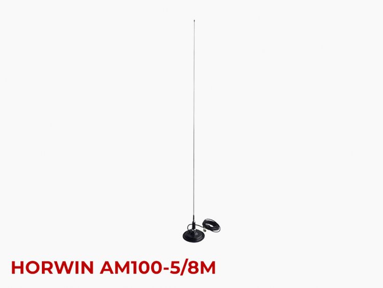 Антена Horwin AM-100-5/8M| 141-174 MHz | 3 / 5,14 dBd/dBi