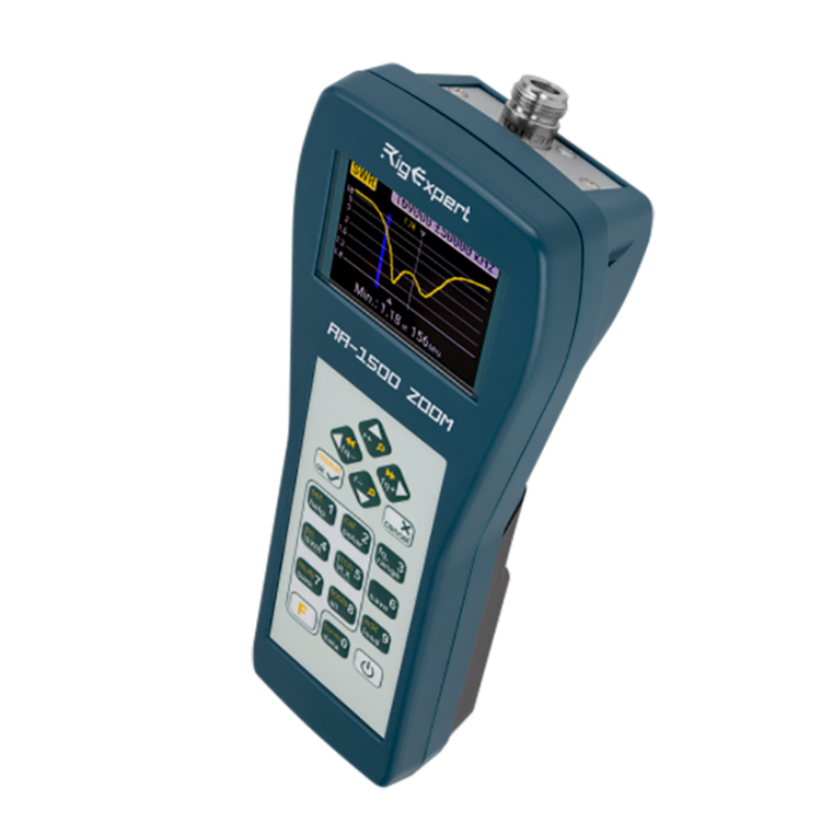 RigExpert AA-650 ZOOM – Аналізатор антен і кабелів (0,1–650 МГц, TFT, BLE, USB)