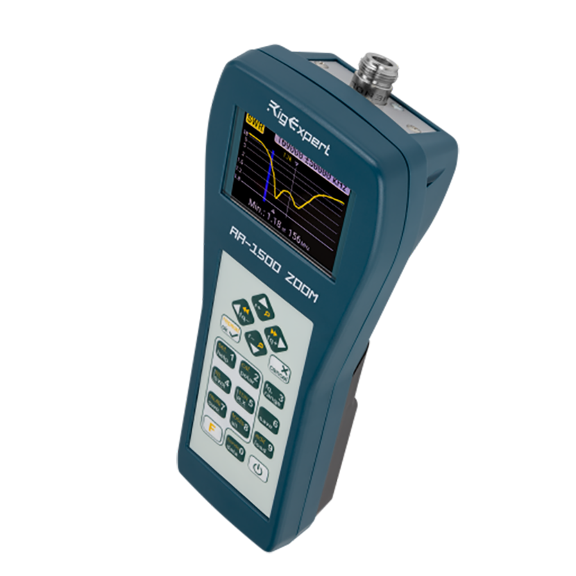 RigExpert AA-650 ZOOM – Аналізатор антен і кабелів (0,1–650 МГц, TFT, BLE, USB) RigExpert AA-650 ZOOM – Аналізатор антен і кабелів (0,1–650 МГц, TFT, BLE, USB)