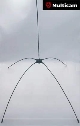 Тактична антена ПАВУК Black BUG DP v2.0 VHF 136-174/UHF 400-470 мГц з  перехідником для рацій Motorola DP/R7/R7a 