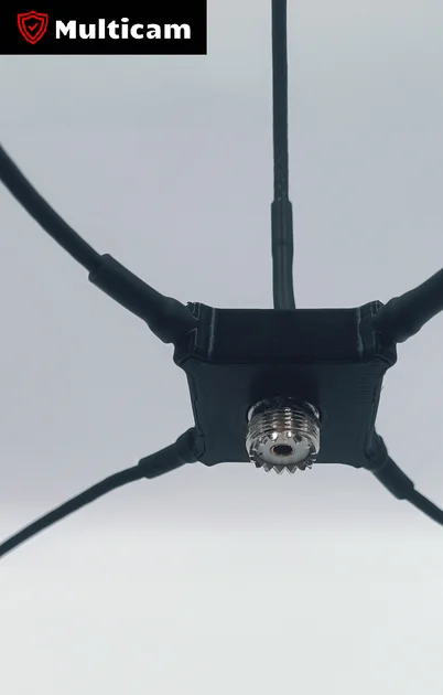 Антена ПАВУК Black BUG DP v2.0 VHF/UHF з  перехідником для рацій Motorola DP/R7/R7a 