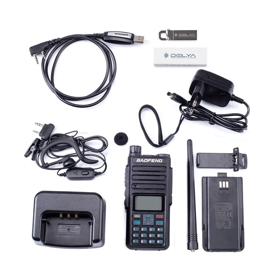 Цифрова DMR-радіостанція Baofeng DR-1801 з шифруванням AES-256