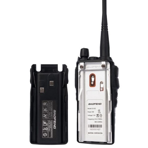 Baofeng UV-82 + Гарнітура Baofeng з подвійною кнопкою РТТ